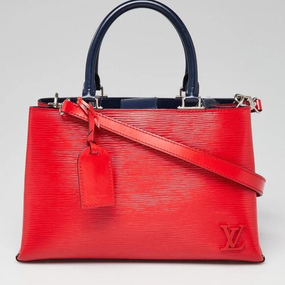 Louis Vuitton Coquelicot Epi Leather Kleber PM Bag - Picture 1 of 12